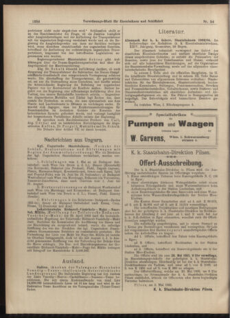 Verordnungs-Blatt für Eisenbahnen und Schiffahrt: Veröffentlichungen in Tarif- und Transport-Angelegenheiten 19030512 Seite: 6