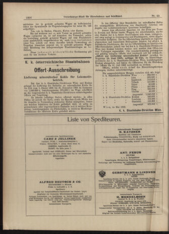 Verordnungs-Blatt für Eisenbahnen und Schiffahrt: Veröffentlichungen in Tarif- und Transport-Angelegenheiten 19030514 Seite: 12