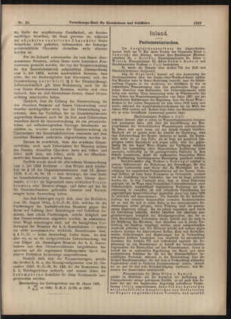 Verordnungs-Blatt für Eisenbahnen und Schiffahrt: Veröffentlichungen in Tarif- und Transport-Angelegenheiten 19030514 Seite: 5