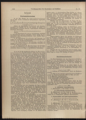 Verordnungs-Blatt für Eisenbahnen und Schiffahrt: Veröffentlichungen in Tarif- und Transport-Angelegenheiten 19030519 Seite: 10