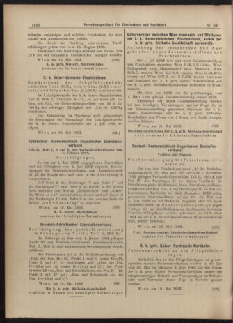 Verordnungs-Blatt für Eisenbahnen und Schiffahrt: Veröffentlichungen in Tarif- und Transport-Angelegenheiten 19030521 Seite: 10