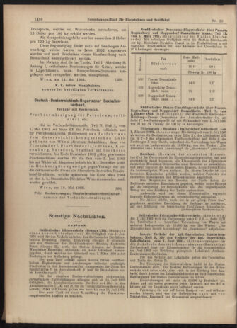 Verordnungs-Blatt für Eisenbahnen und Schiffahrt: Veröffentlichungen in Tarif- und Transport-Angelegenheiten 19030523 Seite: 6