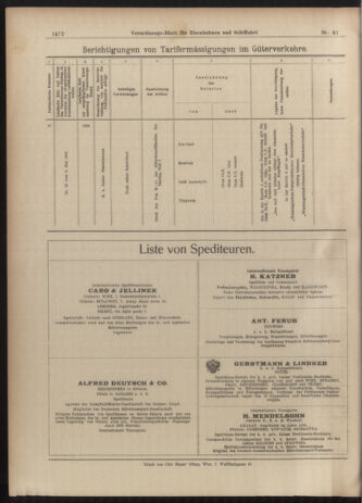 Verordnungs-Blatt für Eisenbahnen und Schiffahrt: Veröffentlichungen in Tarif- und Transport-Angelegenheiten 19030528 Seite: 16