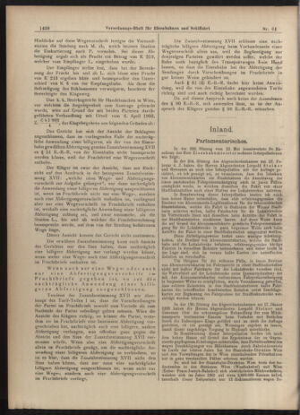 Verordnungs-Blatt für Eisenbahnen und Schiffahrt: Veröffentlichungen in Tarif- und Transport-Angelegenheiten 19030528 Seite: 2