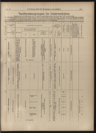 Verordnungs-Blatt für Eisenbahnen und Schiffahrt: Veröffentlichungen in Tarif- und Transport-Angelegenheiten 19030528 Seite: 9