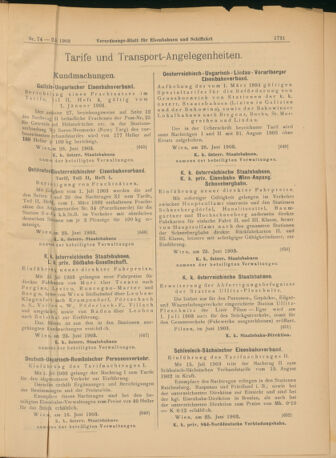 Verordnungs-Blatt für Eisenbahnen und Schiffahrt: Veröffentlichungen in Tarif- und Transport-Angelegenheiten 19030602 Seite: 15