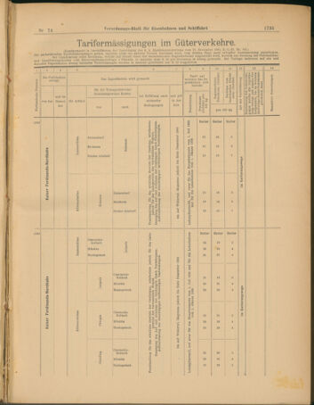 Verordnungs-Blatt für Eisenbahnen und Schiffahrt: Veröffentlichungen in Tarif- und Transport-Angelegenheiten 19030602 Seite: 17