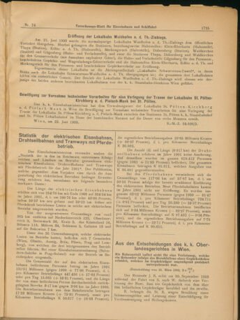 Verordnungs-Blatt für Eisenbahnen und Schiffahrt: Veröffentlichungen in Tarif- und Transport-Angelegenheiten 19030602 Seite: 9