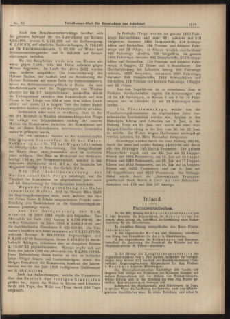 Verordnungs-Blatt für Eisenbahnen und Schiffahrt: Veröffentlichungen in Tarif- und Transport-Angelegenheiten 19030609 Seite: 3