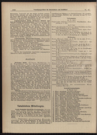 Verordnungs-Blatt für Eisenbahnen und Schiffahrt: Veröffentlichungen in Tarif- und Transport-Angelegenheiten 19030609 Seite: 6