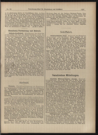 Verordnungs-Blatt für Eisenbahnen und Schiffahrt: Veröffentlichungen in Tarif- und Transport-Angelegenheiten 19030611 Seite: 5