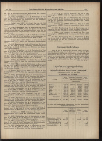 Verordnungs-Blatt für Eisenbahnen und Schiffahrt: Veröffentlichungen in Tarif- und Transport-Angelegenheiten 19030611 Seite: 7