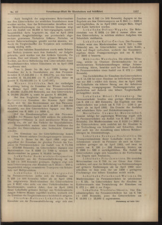 Verordnungs-Blatt für Eisenbahnen und Schiffahrt: Veröffentlichungen in Tarif- und Transport-Angelegenheiten 19030613 Seite: 5