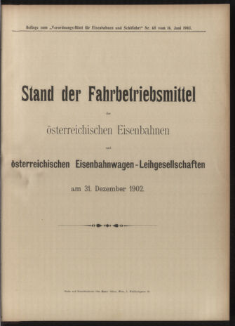 Verordnungs-Blatt für Eisenbahnen und Schiffahrt: Veröffentlichungen in Tarif- und Transport-Angelegenheiten 19030616 Seite: 17