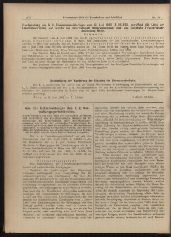 Verordnungs-Blatt für Eisenbahnen und Schiffahrt: Veröffentlichungen in Tarif- und Transport-Angelegenheiten 19030616 Seite: 2