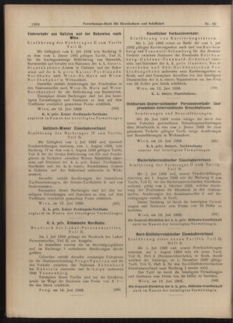 Verordnungs-Blatt für Eisenbahnen und Schiffahrt: Veröffentlichungen in Tarif- und Transport-Angelegenheiten 19030616 Seite: 8