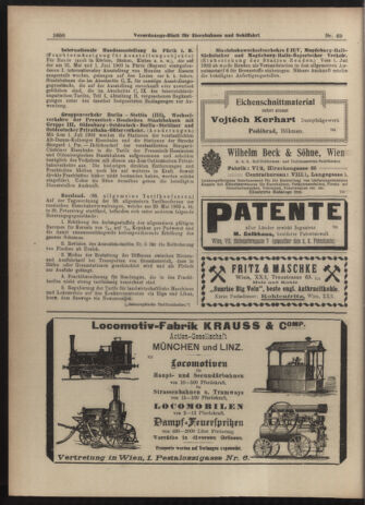 Verordnungs-Blatt für Eisenbahnen und Schiffahrt: Veröffentlichungen in Tarif- und Transport-Angelegenheiten 19030618 Seite: 14