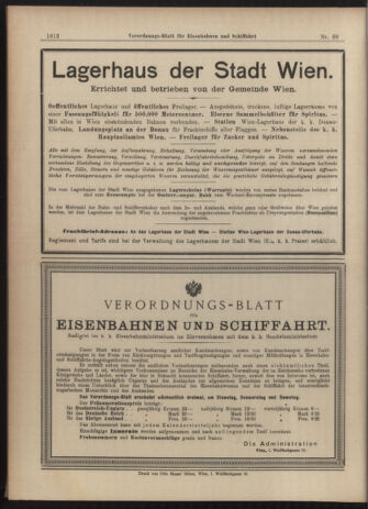 Verordnungs-Blatt für Eisenbahnen und Schiffahrt: Veröffentlichungen in Tarif- und Transport-Angelegenheiten 19030618 Seite: 20