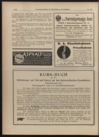 Verordnungs-Blatt für Eisenbahnen und Schiffahrt: Veröffentlichungen in Tarif- und Transport-Angelegenheiten 19030618 Seite: 8