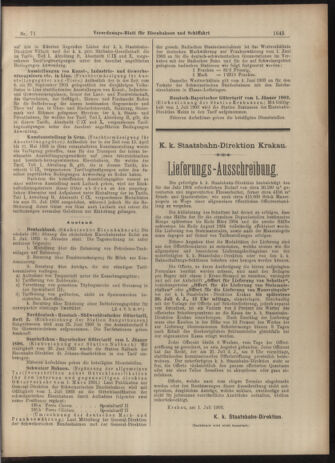 Verordnungs-Blatt für Eisenbahnen und Schiffahrt: Veröffentlichungen in Tarif- und Transport-Angelegenheiten 19030623 Seite: 9