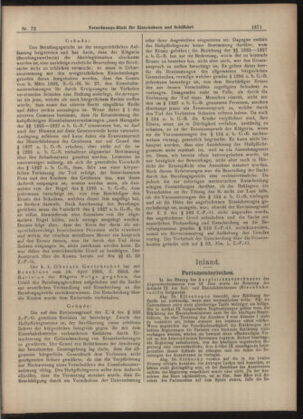 Verordnungs-Blatt für Eisenbahnen und Schiffahrt: Veröffentlichungen in Tarif- und Transport-Angelegenheiten 19030625 Seite: 3