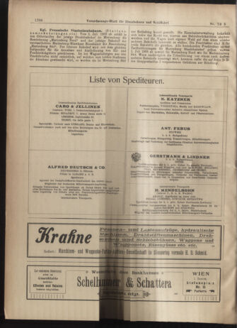 Verordnungs-Blatt für Eisenbahnen und Schiffahrt: Veröffentlichungen in Tarif- und Transport-Angelegenheiten 19030627 Seite: 22