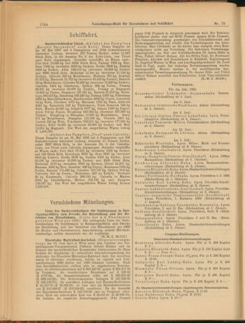 Verordnungs-Blatt für Eisenbahnen und Schiffahrt: Veröffentlichungen in Tarif- und Transport-Angelegenheiten 19030707 Seite: 4