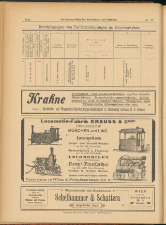 Verordnungs-Blatt für Eisenbahnen und Schiffahrt: Veröffentlichungen in Tarif- und Transport-Angelegenheiten 19030709 Seite: 12