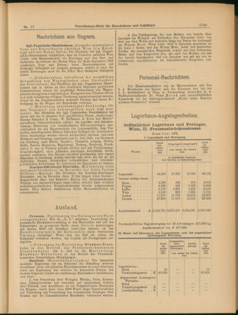 Verordnungs-Blatt für Eisenbahnen und Schiffahrt: Veröffentlichungen in Tarif- und Transport-Angelegenheiten 19030709 Seite: 3