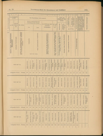 Verordnungs-Blatt für Eisenbahnen und Schiffahrt: Veröffentlichungen in Tarif- und Transport-Angelegenheiten 19030711 Seite: 9