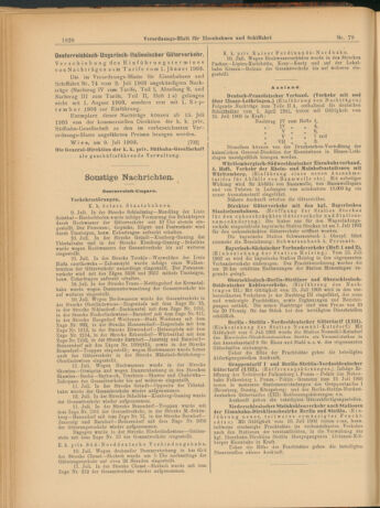 Verordnungs-Blatt für Eisenbahnen und Schiffahrt: Veröffentlichungen in Tarif- und Transport-Angelegenheiten 19030714 Seite: 12