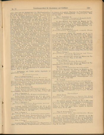 Verordnungs-Blatt für Eisenbahnen und Schiffahrt: Veröffentlichungen in Tarif- und Transport-Angelegenheiten 19030718 Seite: 11