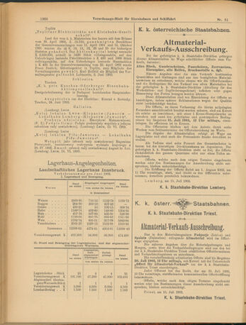 Verordnungs-Blatt für Eisenbahnen und Schiffahrt: Veröffentlichungen in Tarif- und Transport-Angelegenheiten 19030718 Seite: 12