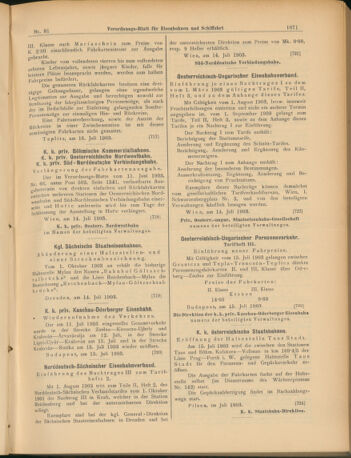 Verordnungs-Blatt für Eisenbahnen und Schiffahrt: Veröffentlichungen in Tarif- und Transport-Angelegenheiten 19030718 Seite: 15