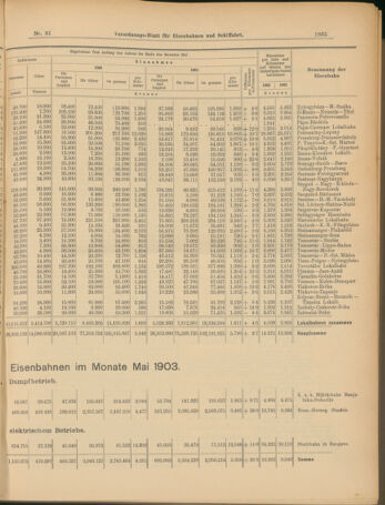 Verordnungs-Blatt für Eisenbahnen und Schiffahrt: Veröffentlichungen in Tarif- und Transport-Angelegenheiten 19030718 Seite: 9