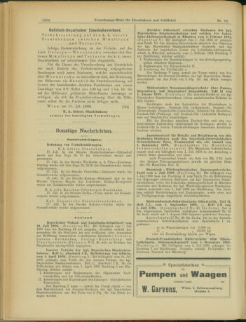 Verordnungs-Blatt für Eisenbahnen und Schiffahrt: Veröffentlichungen in Tarif- und Transport-Angelegenheiten 19030721 Seite: 6