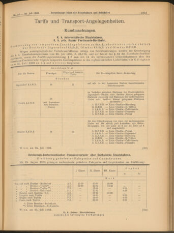 Verordnungs-Blatt für Eisenbahnen und Schiffahrt: Veröffentlichungen in Tarif- und Transport-Angelegenheiten 19030730 Seite: 5