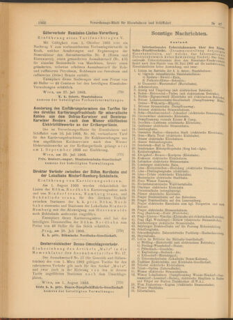 Verordnungs-Blatt für Eisenbahnen und Schiffahrt: Veröffentlichungen in Tarif- und Transport-Angelegenheiten 19030801 Seite: 10