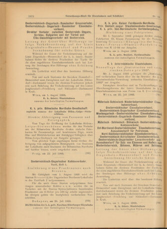 Verordnungs-Blatt für Eisenbahnen und Schiffahrt: Veröffentlichungen in Tarif- und Transport-Angelegenheiten 19030804 Seite: 6