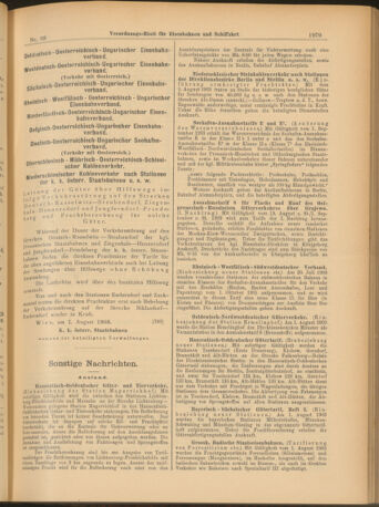 Verordnungs-Blatt für Eisenbahnen und Schiffahrt: Veröffentlichungen in Tarif- und Transport-Angelegenheiten 19030804 Seite: 7