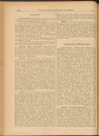 Verordnungs-Blatt für Eisenbahnen und Schiffahrt: Veröffentlichungen in Tarif- und Transport-Angelegenheiten 19030806 Seite: 2