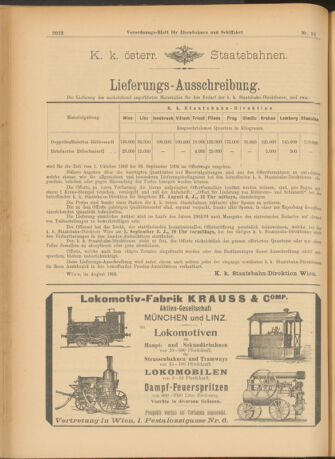 Verordnungs-Blatt für Eisenbahnen und Schiffahrt: Veröffentlichungen in Tarif- und Transport-Angelegenheiten 19030811 Seite: 6