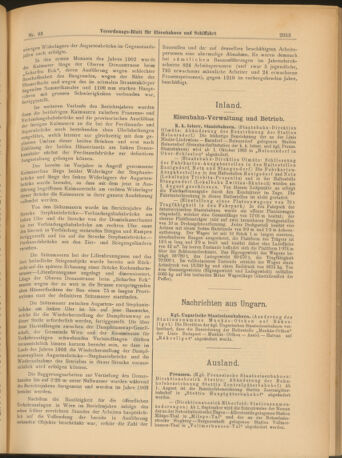 Verordnungs-Blatt für Eisenbahnen und Schiffahrt: Veröffentlichungen in Tarif- und Transport-Angelegenheiten 19030815 Seite: 9