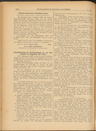 Verordnungs-Blatt für Eisenbahnen und Schiffahrt: Veröffentlichungen in Tarif- und Transport-Angelegenheiten 19030818 Seite: 18