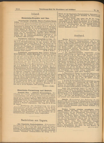 Verordnungs-Blatt für Eisenbahnen und Schiffahrt: Veröffentlichungen in Tarif- und Transport-Angelegenheiten 19030822 Seite: 8