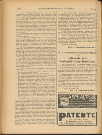 Verordnungs-Blatt für Eisenbahnen und Schiffahrt: Veröffentlichungen in Tarif- und Transport-Angelegenheiten 19030829 Seite: 10