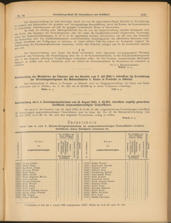 Verordnungs-Blatt für Eisenbahnen und Schiffahrt: Veröffentlichungen in Tarif- und Transport-Angelegenheiten 19030829 Seite: 5