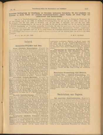 Verordnungs-Blatt für Eisenbahnen und Schiffahrt: Veröffentlichungen in Tarif- und Transport-Angelegenheiten 19030829 Seite: 7