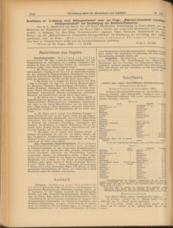 Verordnungs-Blatt für Eisenbahnen und Schiffahrt: Veröffentlichungen in Tarif- und Transport-Angelegenheiten 19030901 Seite: 10