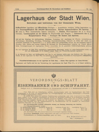 Verordnungs-Blatt für Eisenbahnen und Schiffahrt: Veröffentlichungen in Tarif- und Transport-Angelegenheiten 19030901 Seite: 14